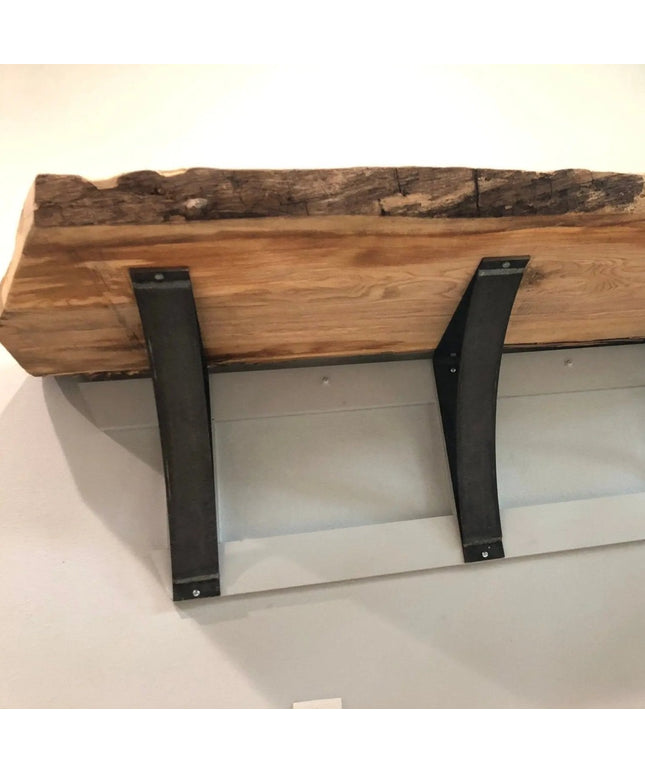 The Andrew Countertop Support Shelf Support 5" Depth x 5" Wall Mount Length Finish Copper Powder Coat | Industrial Farm Co