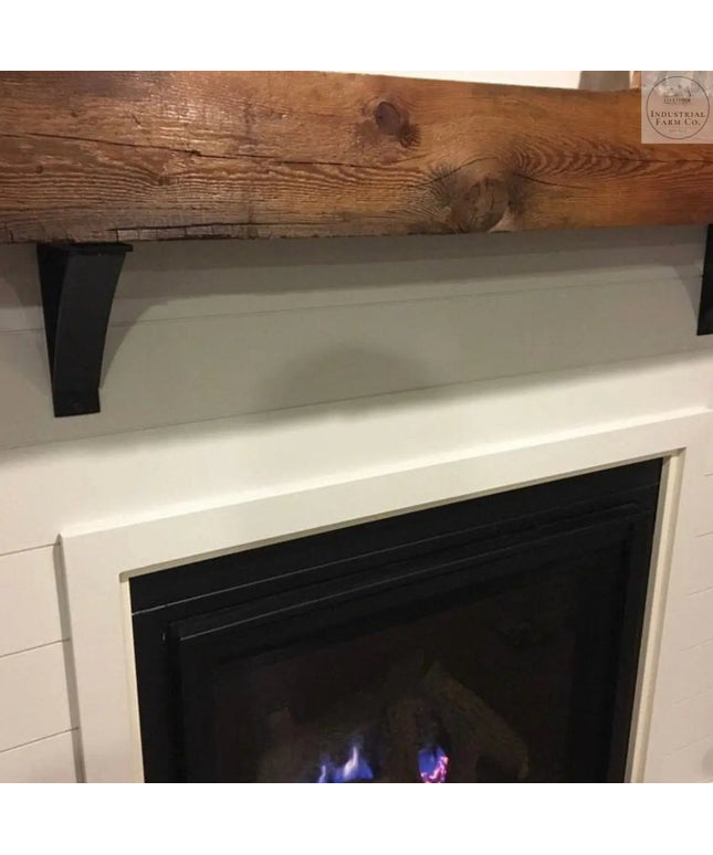 The Andrew Countertop Support Shelf Support 5" Depth x 5" Wall Mount Length Finish Gold Powder Coat | Industrial Farm Co