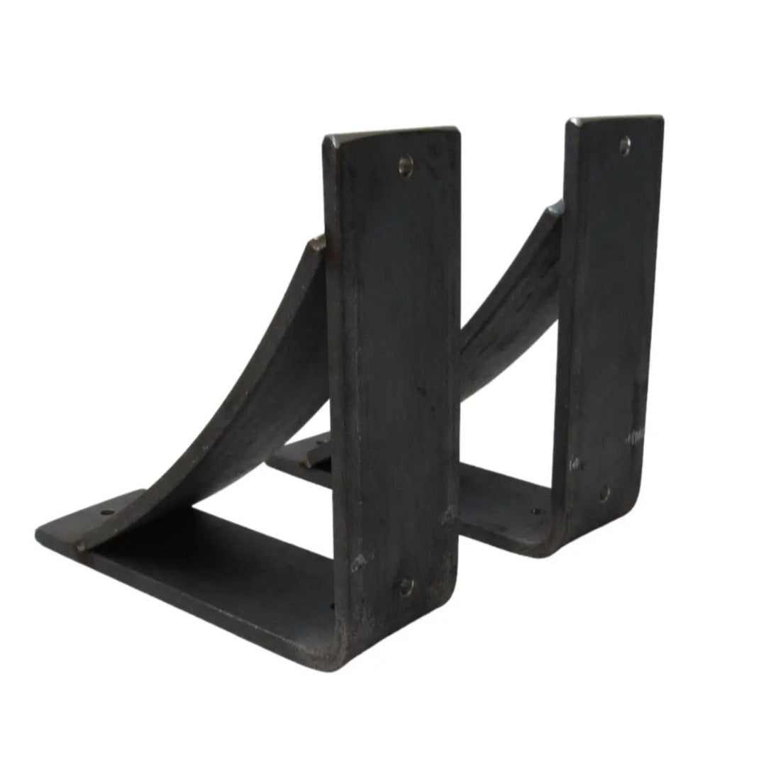 Shelf Brackets with Hooks, Heavy Duty Floating Shelf Bracket, Cast