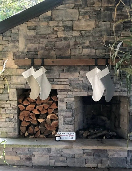 The Annie Stocking Holder  Gold Powder Coat   | Industrial Farm Co