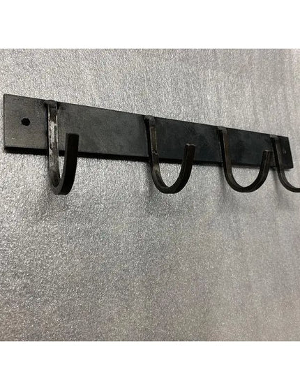 The Binghamton Style Key Rack Coat Rack Silver Powder Coat   | Industrial Farm Co