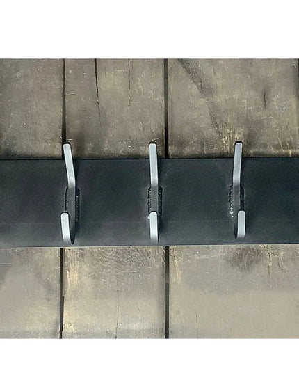 The Bo Style Lodge Coat Rack Coat Rack 10" Wall Mount Length Finish Gold Powder Coat | Industrial Farm Co