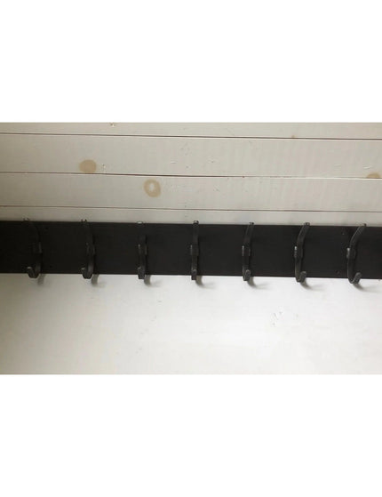 The Bo Style Lodge Coat Rack Coat Rack 10" Wall Mount Length Finish Silver Powder Coat | Industrial Farm Co