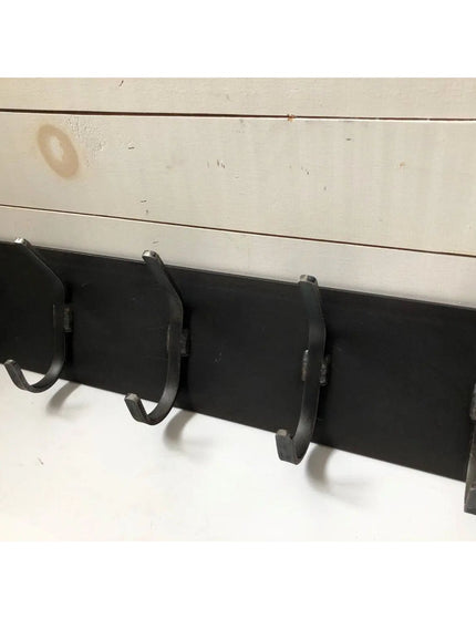The Bo Style Lodge Coat Rack Coat Rack 14” Wall Mount Length Finish Black Powder Coat | Industrial Farm Co