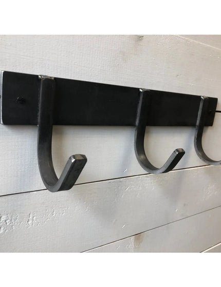 The Camillus Style Coat Rack Coat Rack 10" Wall Mount Length Finish Gold Powder Coat | Industrial Farm Co