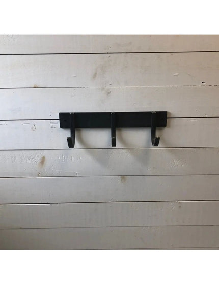 The Camillus Style Coat Rack Coat Rack 10" Wall Mount Length Finish Silver Powder Coat | Industrial Farm Co