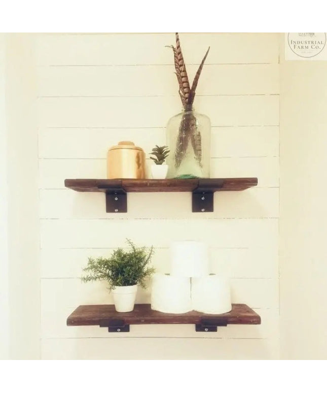 The Cedarvale Shelf Supports Shelf Support 3"  Depth Finish Raw - Uncoated Metal | Industrial Farm Co