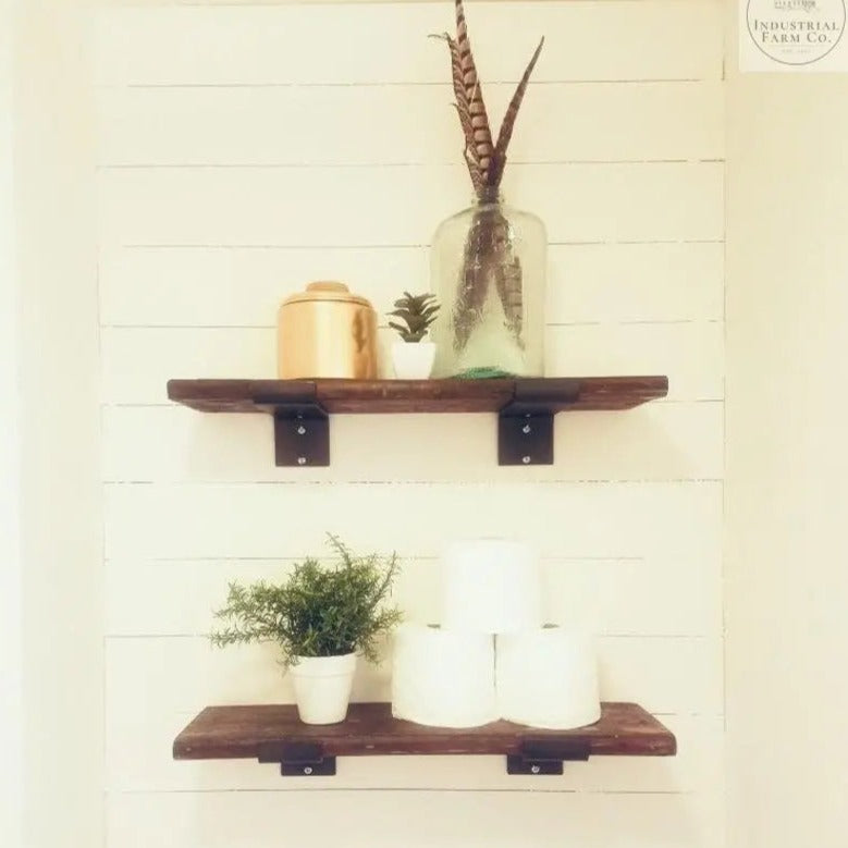 The Cedarvale Shelf Supports Shelf Support 3&quot;  Depth Finish Raw - Uncoated Metal | Industrial Farm Co