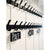 The Christopher Double Hook Coat Rack Coat Rack 10" Wall Mount Length Finish Black Powder Coat | Industrial Farm Co