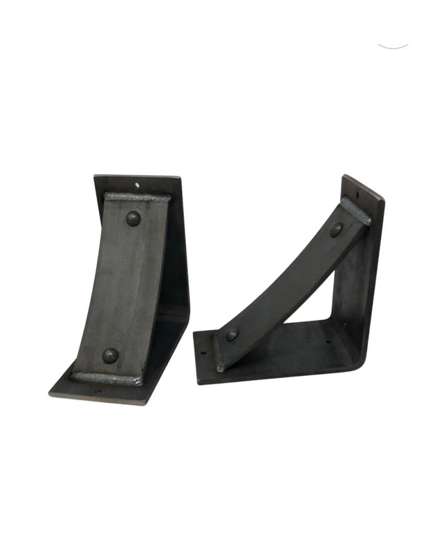 The Cortland Pantry Shelf Support Brackets/Corbels 5" Depth x 5" Wall Mount Length Finish Copper Powder Coat | Industrial Farm Co