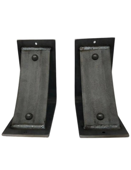 The Cortland Pantry Shelf Support Brackets/Corbels 5" Depth x 5" Wall Mount Length Finish Gold Powder Coat | Industrial Farm Co