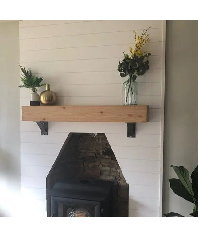 The Dibbles Floating Shelf Bracket Brackets/Corbels 5" Depth x 7" Wall Mount Length Finish Gold Powder Coat | Industrial Farm Co