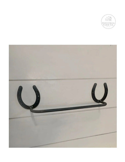 The Donahue Towel Bar  12" Wall Mount Length Finish Clear Coat | Industrial Farm Co