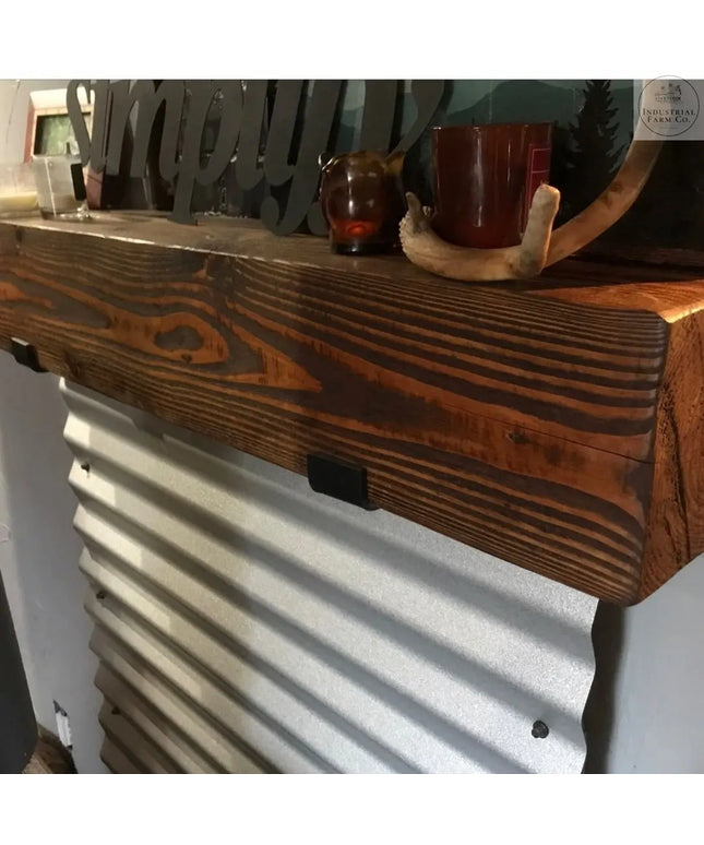 The Earl Style J Shelf Bracket Shelf Support 3"  Depth Finish Gold Powder Coat | Industrial Farm Co