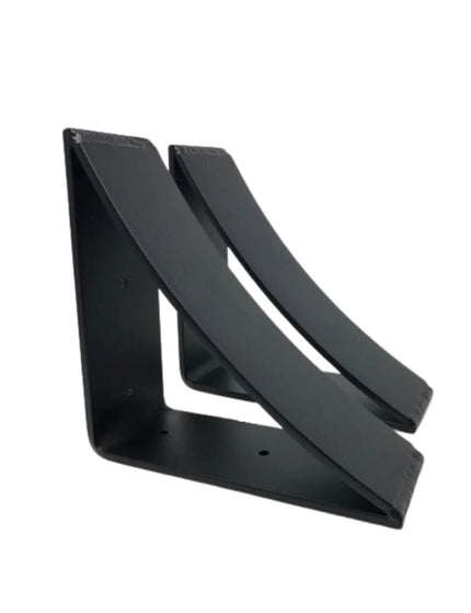 The Eleanor Minimal Steel Bracket Brackets/Corbels 5" Depth x 7" Wall Mount Length Finish Copper Powder Coat | Industrial Farm Co