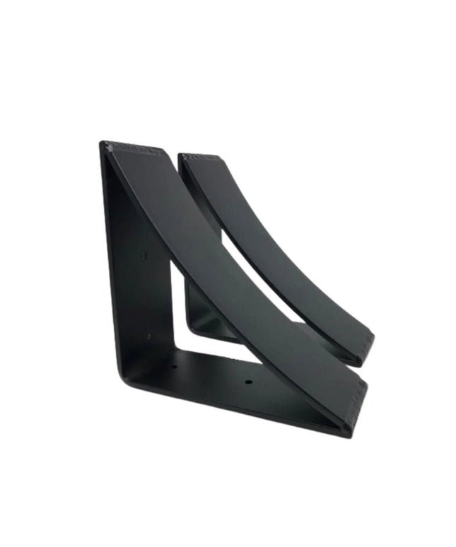 The Eleanor Minimal Steel Bracket Brackets/Corbels 5" Depth x 7" Wall Mount Length Finish Copper Powder Coat | Industrial Farm Co