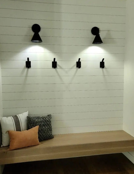 The Elizabeth Wall Hook Hook Silver Powder Coat   | Industrial Farm Co