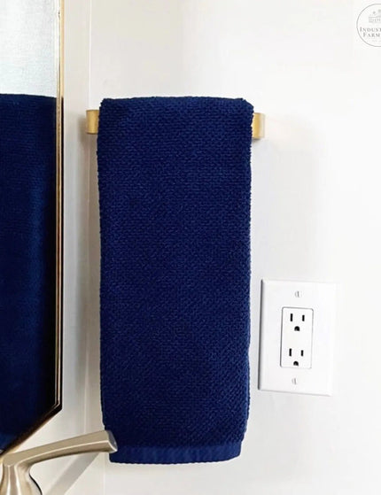 The Emma Towel Holder Door Handle/Pull 7" Wall Mount Length Finish Copper Powder Coat | Industrial Farm Co
