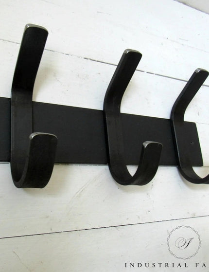 The Fairmount Style Coat Rack Coat Rack 14" Wall Mount Length Finish Silver Powder Coat | Industrial Farm Co