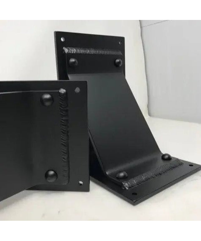 The Geneseo Bracket Supports Brackets/Corbels 6" Depth x 6" Wall Mount Length Finish Black Powder Coat | Industrial Farm Co