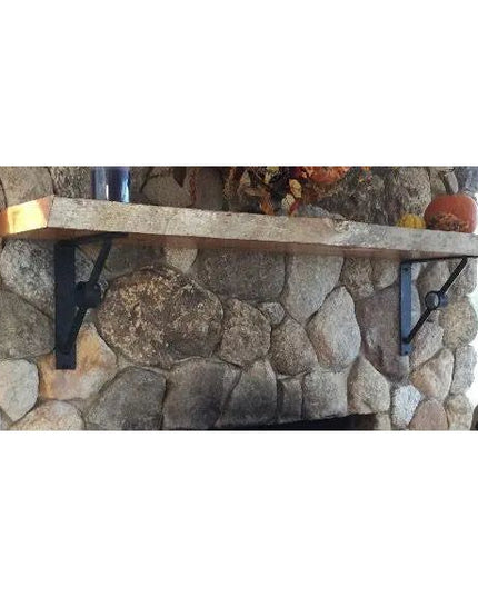 The Glen Cove Modern Shelf Support Shelf Support 7" Depth x 7" Wall Mount Length Finish Raw - Uncoated Metal | Industrial Farm Co