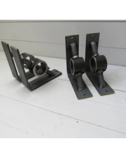 The Glen Cove Modern Shelf Support Shelf Support 7" Depth x 7" Wall Mount Length Finish Black Powder Coat | Industrial Farm Co