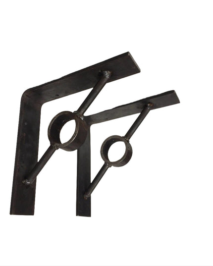 The Glen Cove Modern Shelf Support Shelf Support 7" Depth x 7" Wall Mount Length Finish Silver Powder Coat | Industrial Farm Co