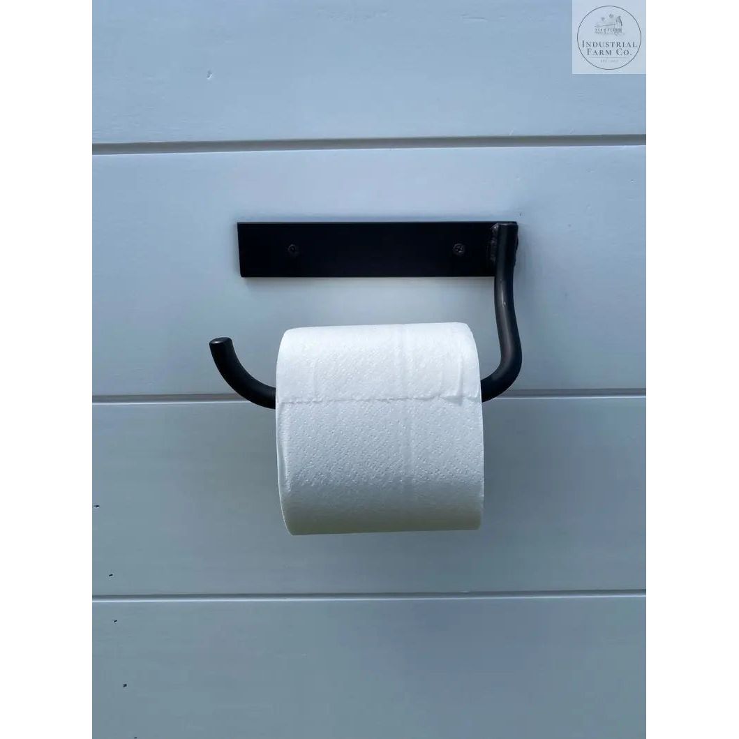 The Howlett Hill Toilet Paper Holder Toilet Paper Holder Open on the Left Finish Copper Powder Coat | Industrial Farm Co