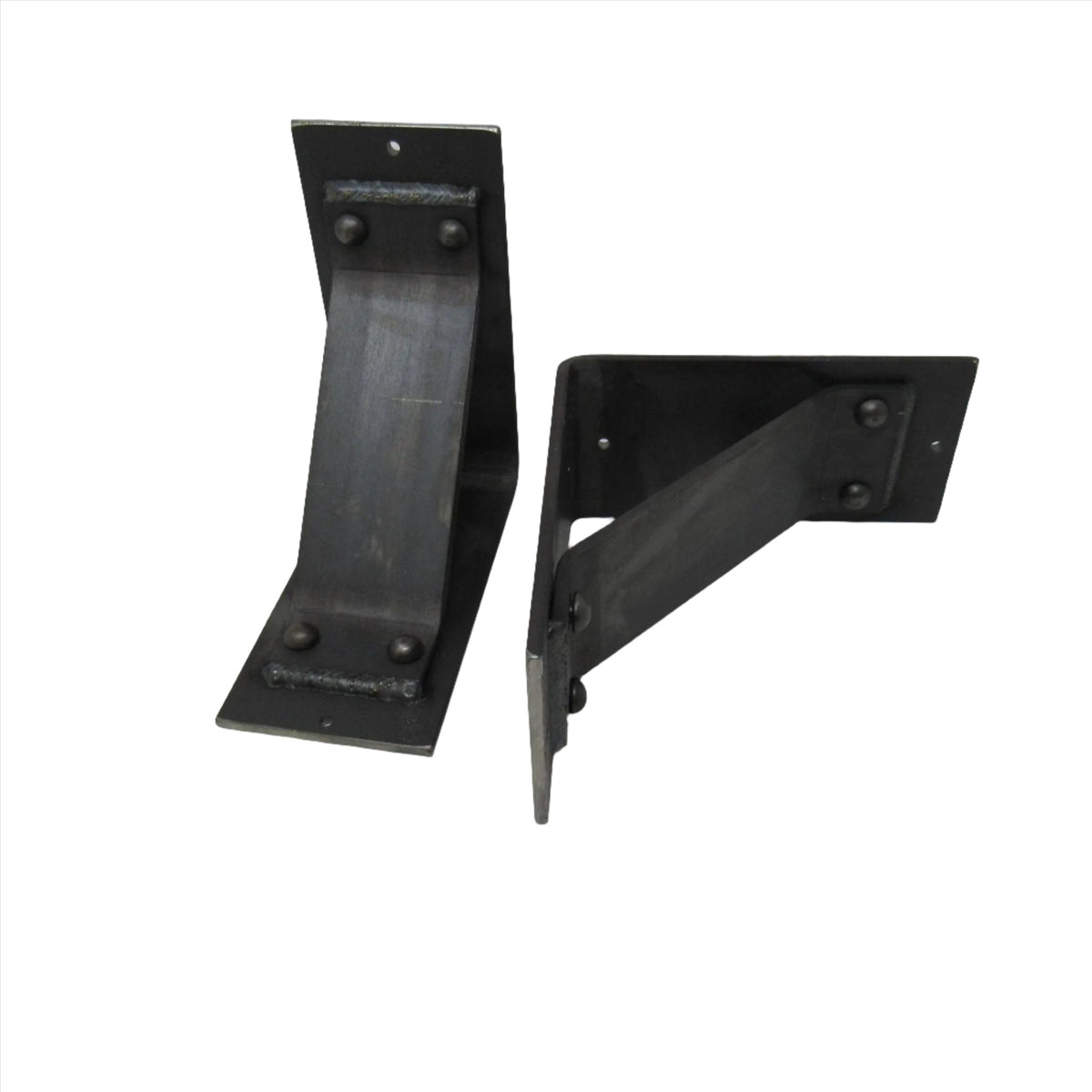 The Ithaca Rustic Bracket Support Brackets/Corbels 6&quot; Depth x 6&quot; Wall Mount Length Finish Black Powder Coat | Industrial Farm Co