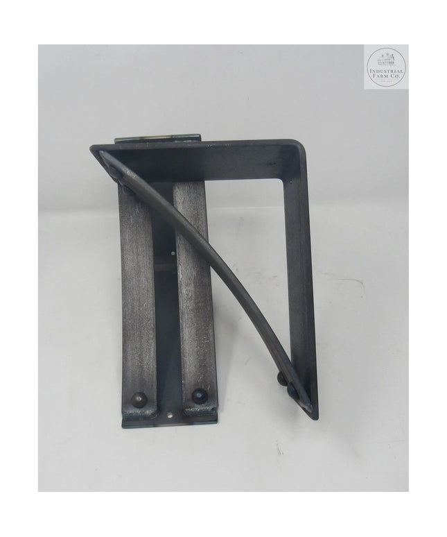 The Jamestown 4" Wide Shelf Bracket Brackets/Corbels 8" Depth x 8" Wall Mount Length Finish Gold Powder Coat | Industrial Farm Co
