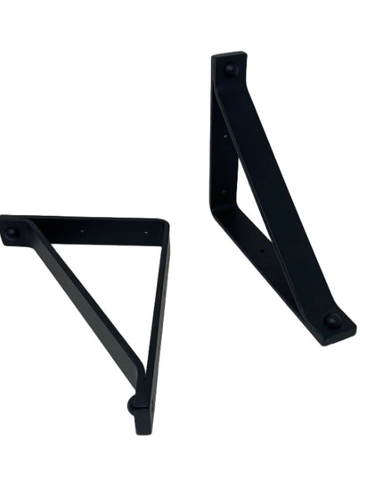 The Joyce Modern Shelf Support Shelf Support 7" Depth x 7" Wall Mount Length Finish Silver Powder Coat | Industrial Farm Co