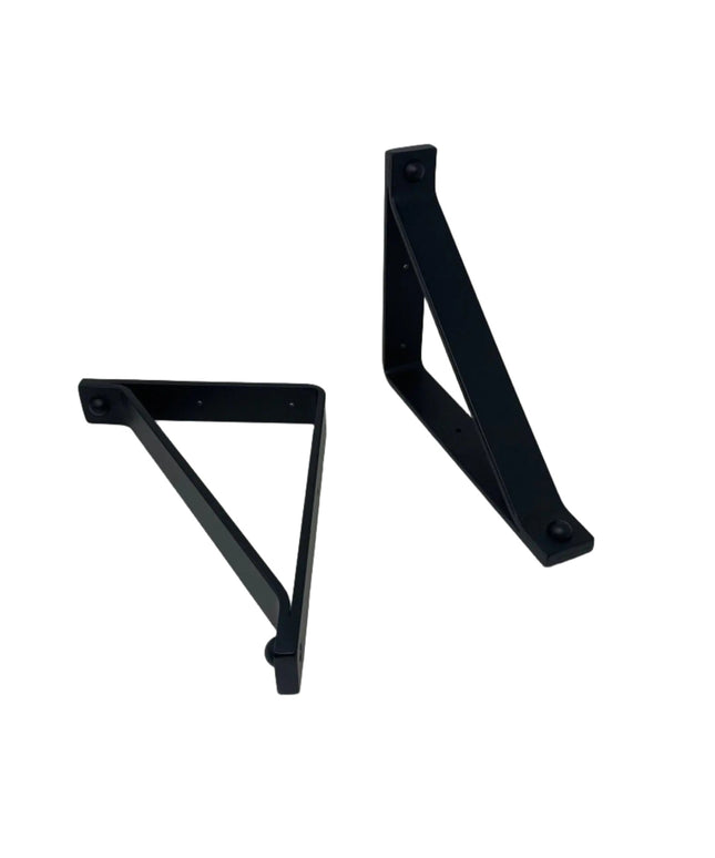 The Joyce Modern Shelf Support Shelf Support 7" Depth x 7" Wall Mount Length Finish Silver Powder Coat | Industrial Farm Co