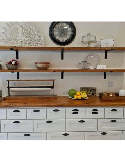 The KT Z Style Shelf Support Shelf Support 3"  Depth Finish Black Powder Coat | Industrial Farm Co
