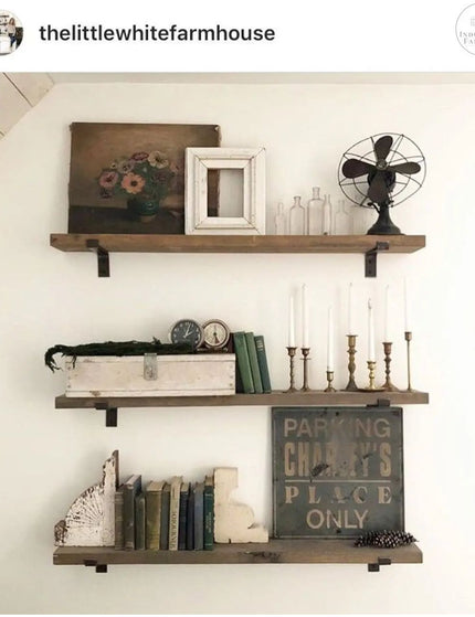 The KT Z Style Shelf Support Shelf Support 3"  Depth Finish Gold Powder Coat | Industrial Farm Co