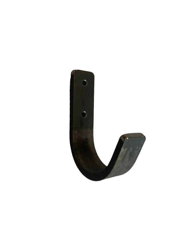 The Kenny Metal Wall Hooks Hook 1"  Wide Hook Finish Clear Coat | Industrial Farm Co