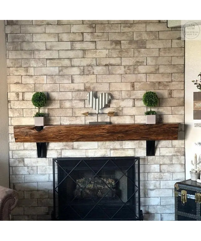 The Little Falls Metal Corbel Brackets/Corbels 8" Depth x 8" Wall Mount Length Finish Raw - Uncoated Metal | Industrial Farm Co