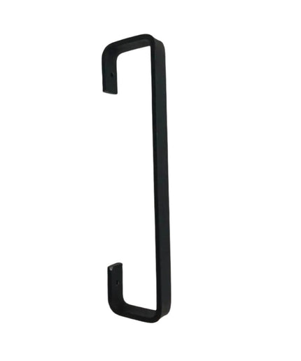The Long Beach Handle Door Handle/Pull Black Powder Coat   | Industrial Farm Co