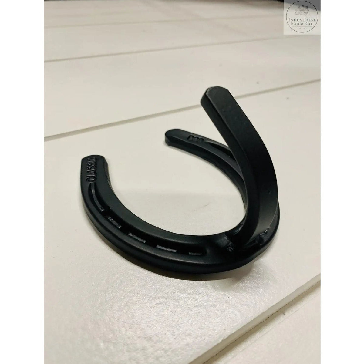 The Lucky Marion Horseshoe Hook Hook .5&quot; Wide Hook Finish Clear Coat | Industrial Farm Co