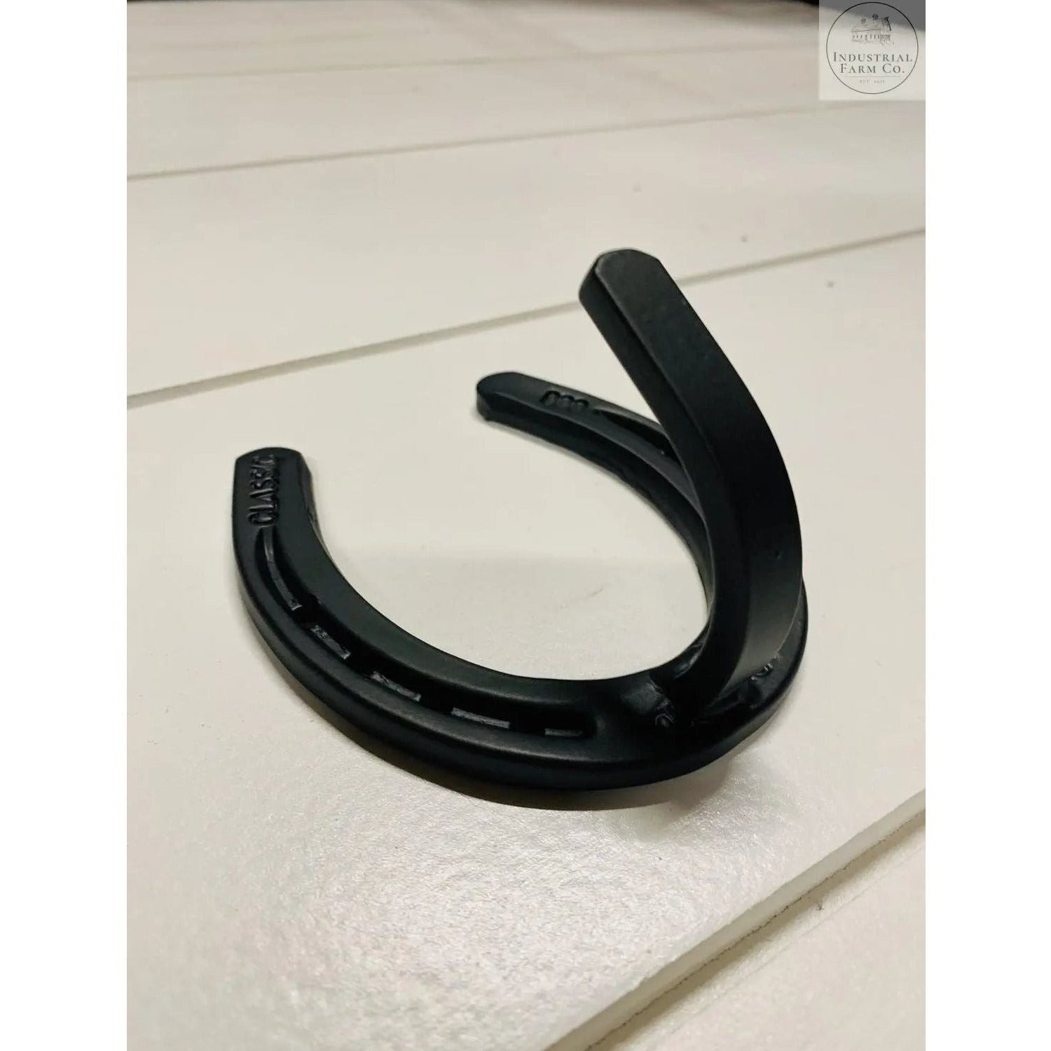 The Lucky Marion Horseshoe Hook Hook .5" Wide Hook Finish Clear Coat | Industrial Farm Co