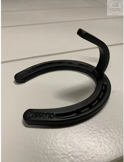 The Lucky Marion Horseshoe Hook Hook .5" Wide Hook Finish Black Powder Coat | Industrial Farm Co