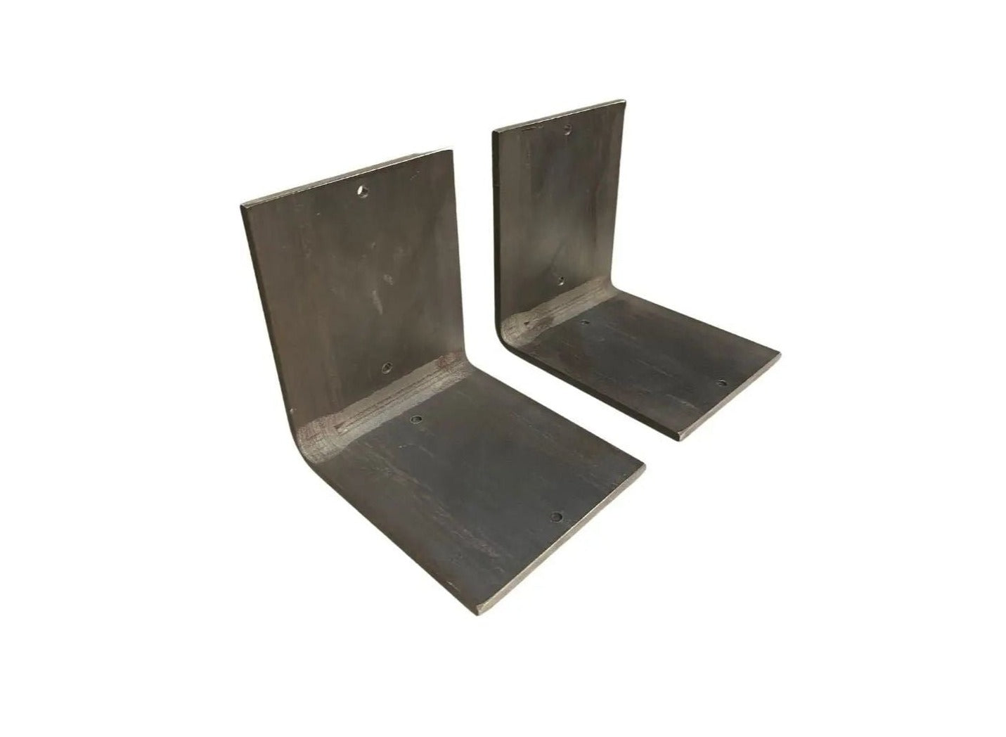 The Lyons Style L Shelf Bracket Shelf Support 4" Depth x 4" Wall Mount Length Finish Raw - Uncoated Metal | Industrial Farm Co