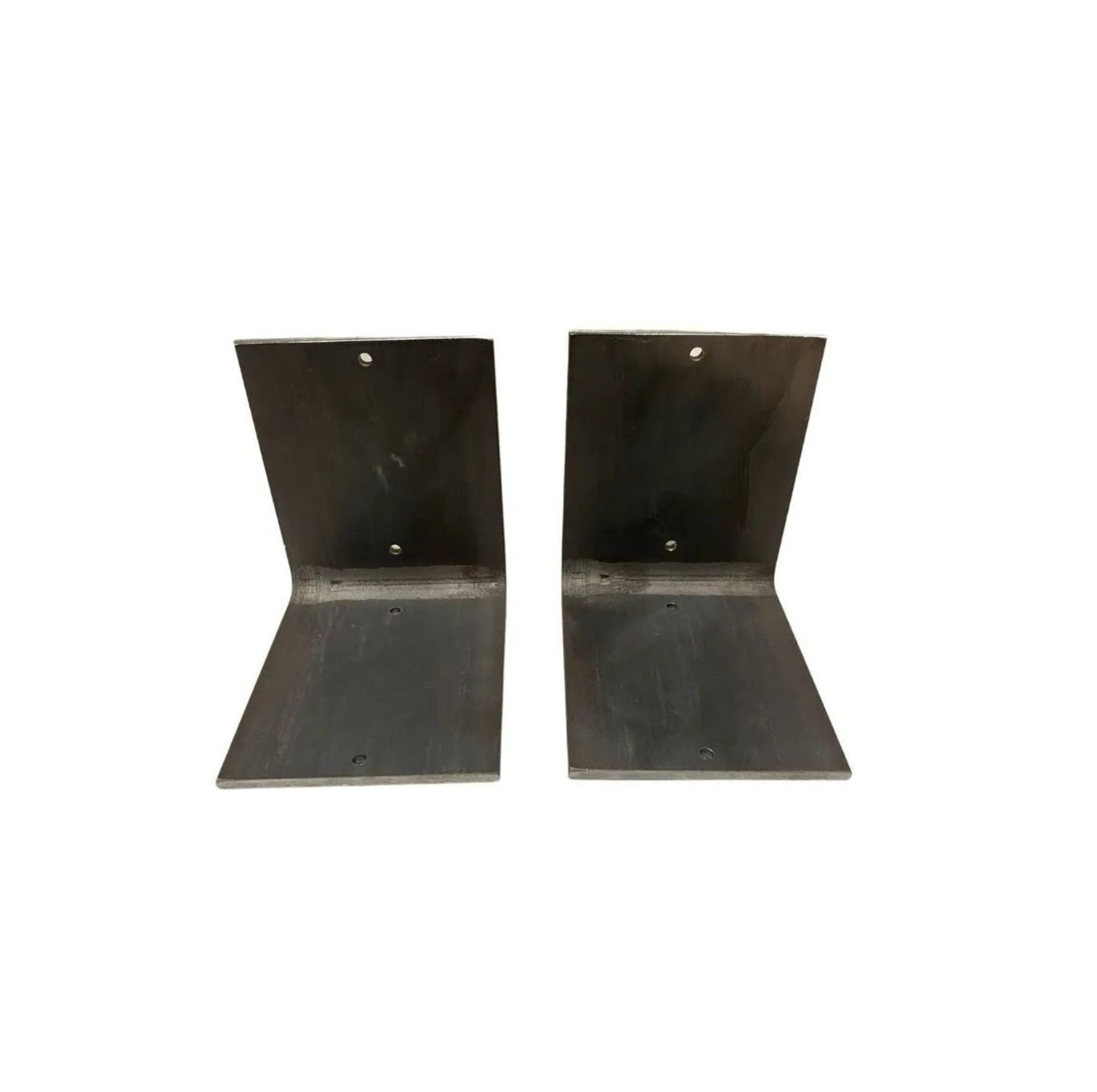 The Lyons Style L Shelf Bracket Shelf Support 4" Depth x 4" Wall Mount Length Finish Black Powder Coat | Industrial Farm Co
