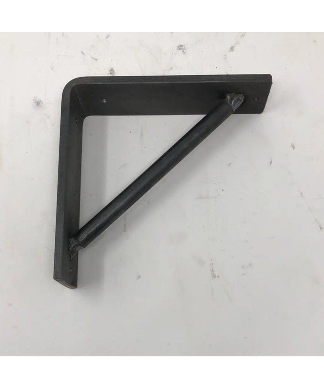 The Middletown L Shelf Support Shelf Support 5" Depth x 5" Wall Mount Length Finish Gold Powder Coat | Industrial Farm Co