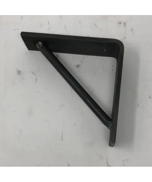 The Middletown L Shelf Support Shelf Support 5" Depth x 5" Wall Mount Length Finish Silver Powder Coat | Industrial Farm Co