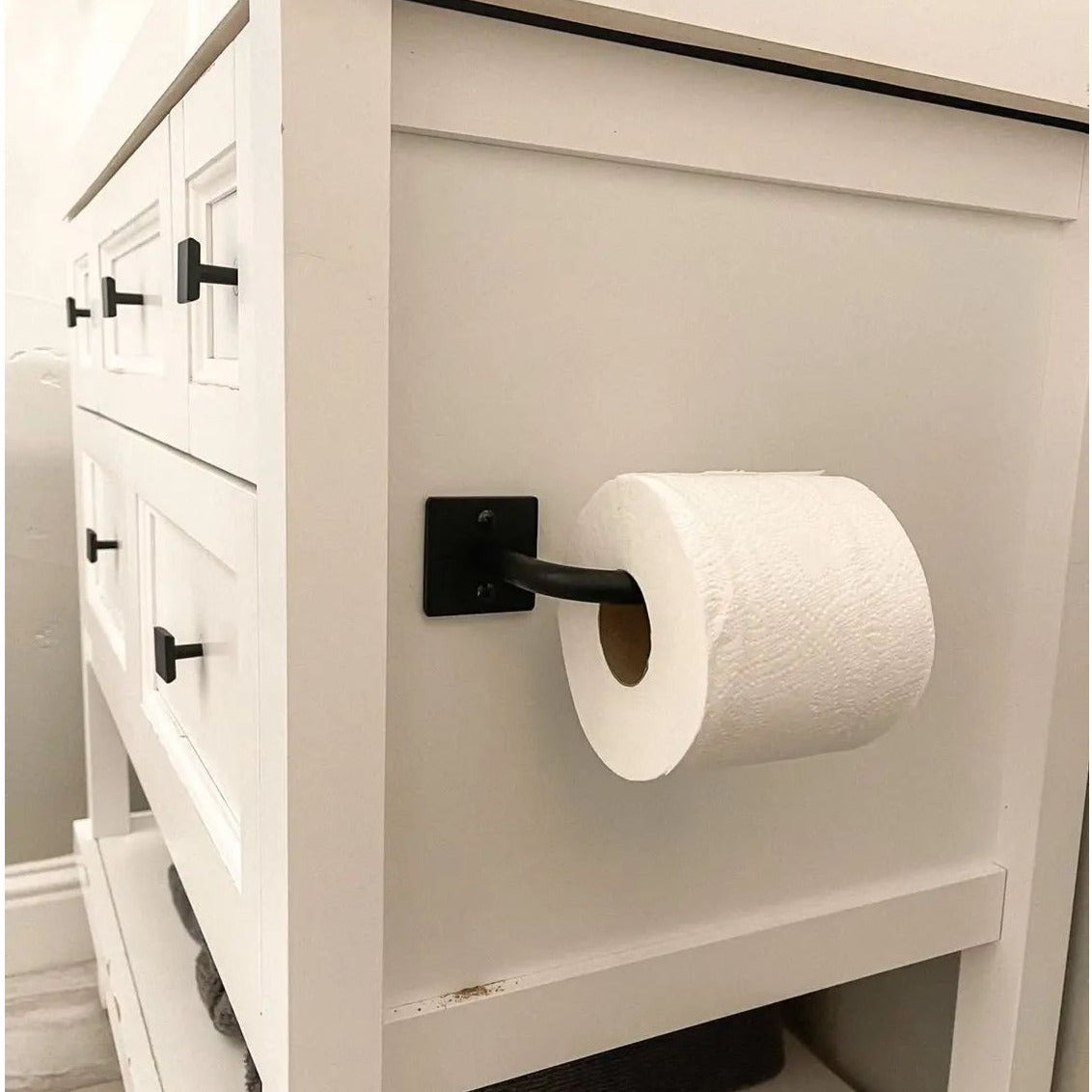 Steel Toilet Paper Holder Powder Coated, Tissue Holder, Bathroom  Accessories, Kitchen Towel Holder, Paper Roll Holder, Hardware Included 