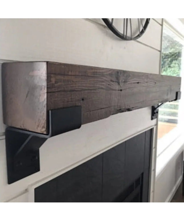 The Monroe Style Corbel Bracket Brackets/Corbels 6" Depth x 6" Wall Mount Length Finish Black Powder Coat | Industrial Farm Co