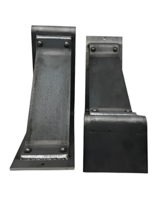 The Monroe Style Corbel Bracket Brackets/Corbels 6" Depth x 6" Wall Mount Length Finish Gold Powder Coat | Industrial Farm Co