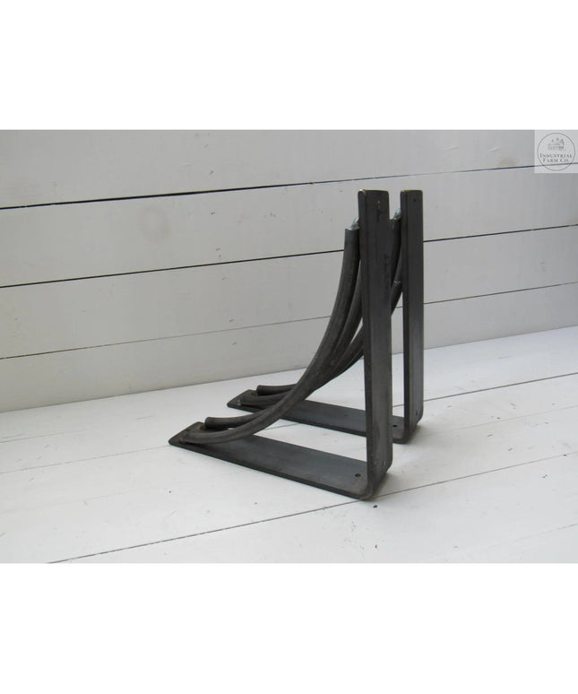 The Niagara Bracket Support Shelf Support 7" Depth x 7" Wall Mount Length Finish Raw - Uncoated Metal | Industrial Farm Co