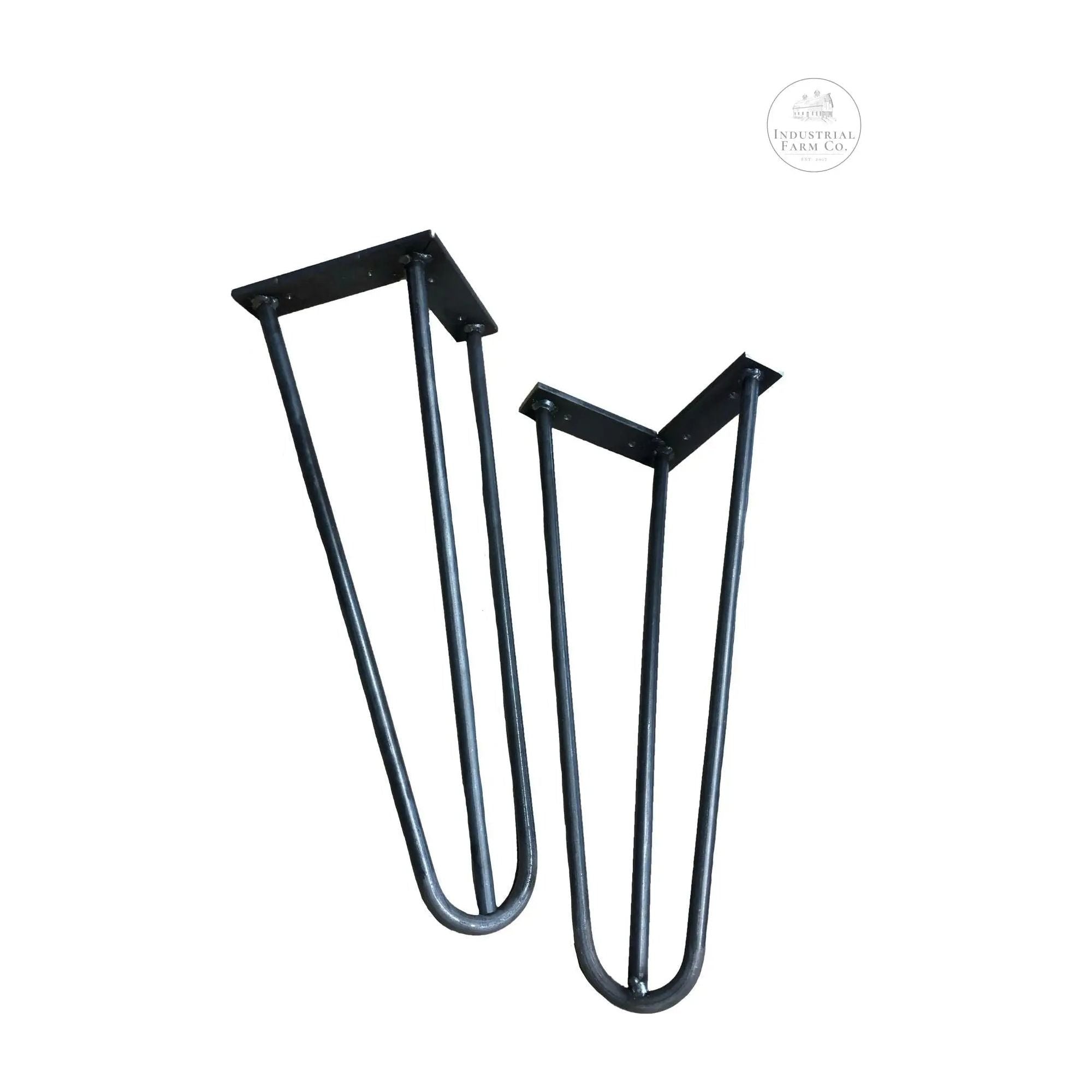 The North Street Steel Pin Legs  Raw - Uncoated Metal   | Industrial Farm Co