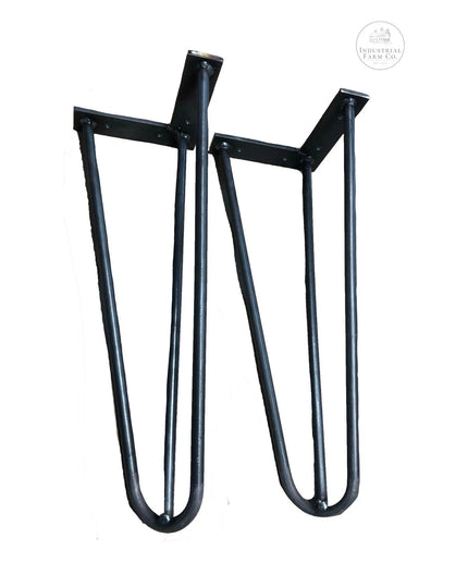 The North Street Steel Pin Legs  Black Powder Coat   | Industrial Farm Co